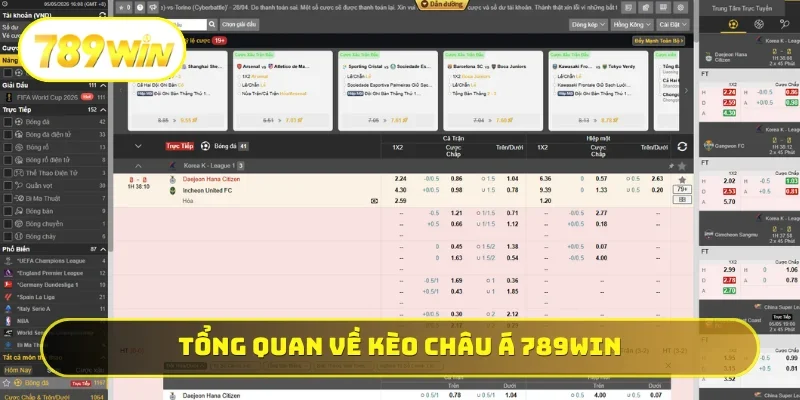 Tổng quan đôi nét về kèo châu Á 789WIN